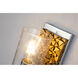 Bocage 1 Light 5 inch PC Bath Light Wall Light in Polished Chrome with Gold